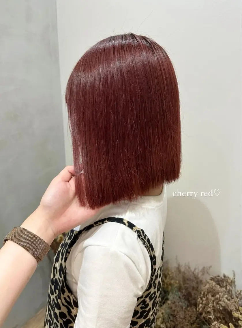 セミロング カラー パーマ ヘアアレンジ ブリーチ Himawari♡ 柔らかいカラーのヘアスタイル
