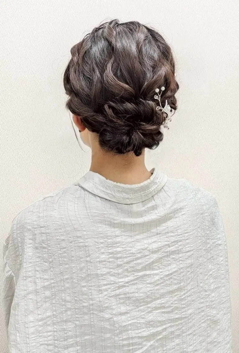《イベント&結婚式に》写真持込OK🙆♀️ヘアセットの写真