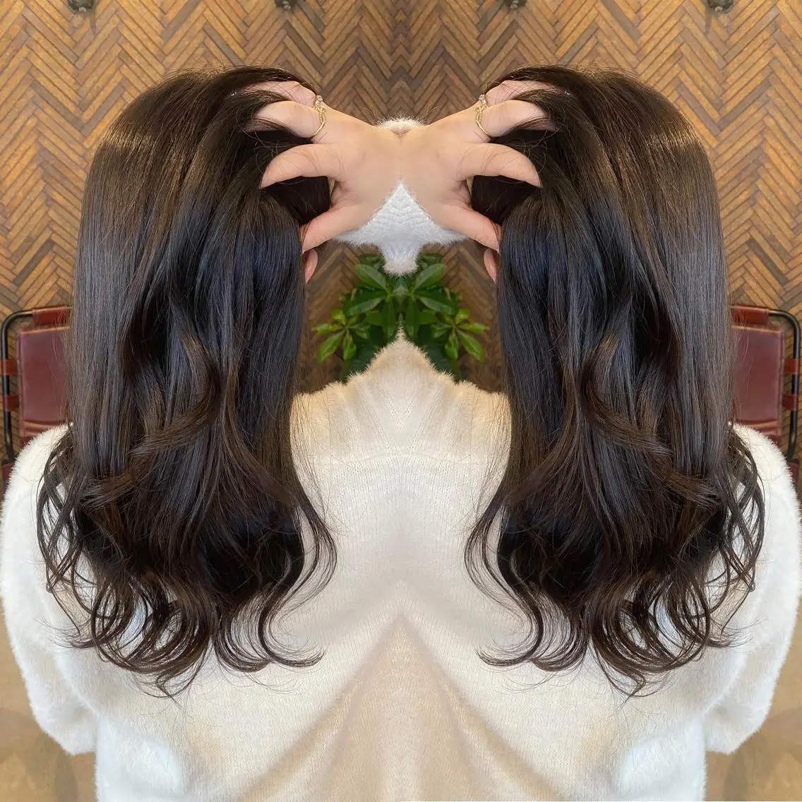 ロング カラー tocca 💜石田愛結💜のヘアスタイル