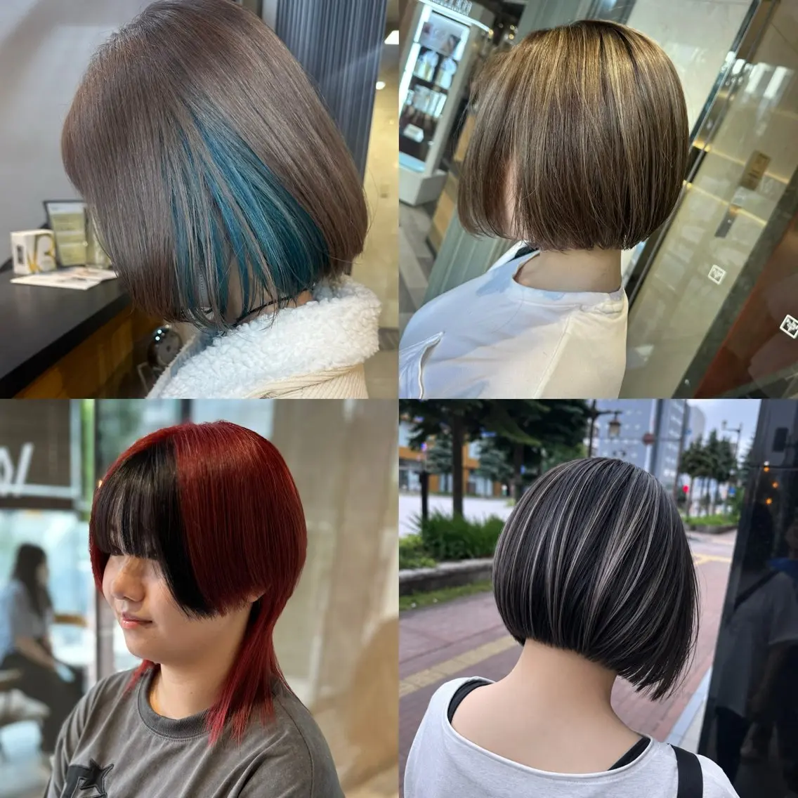 【ミニモ限定】カット+デザインカラーケアブリーチ込み(ハイライトなど)→14,000の写真