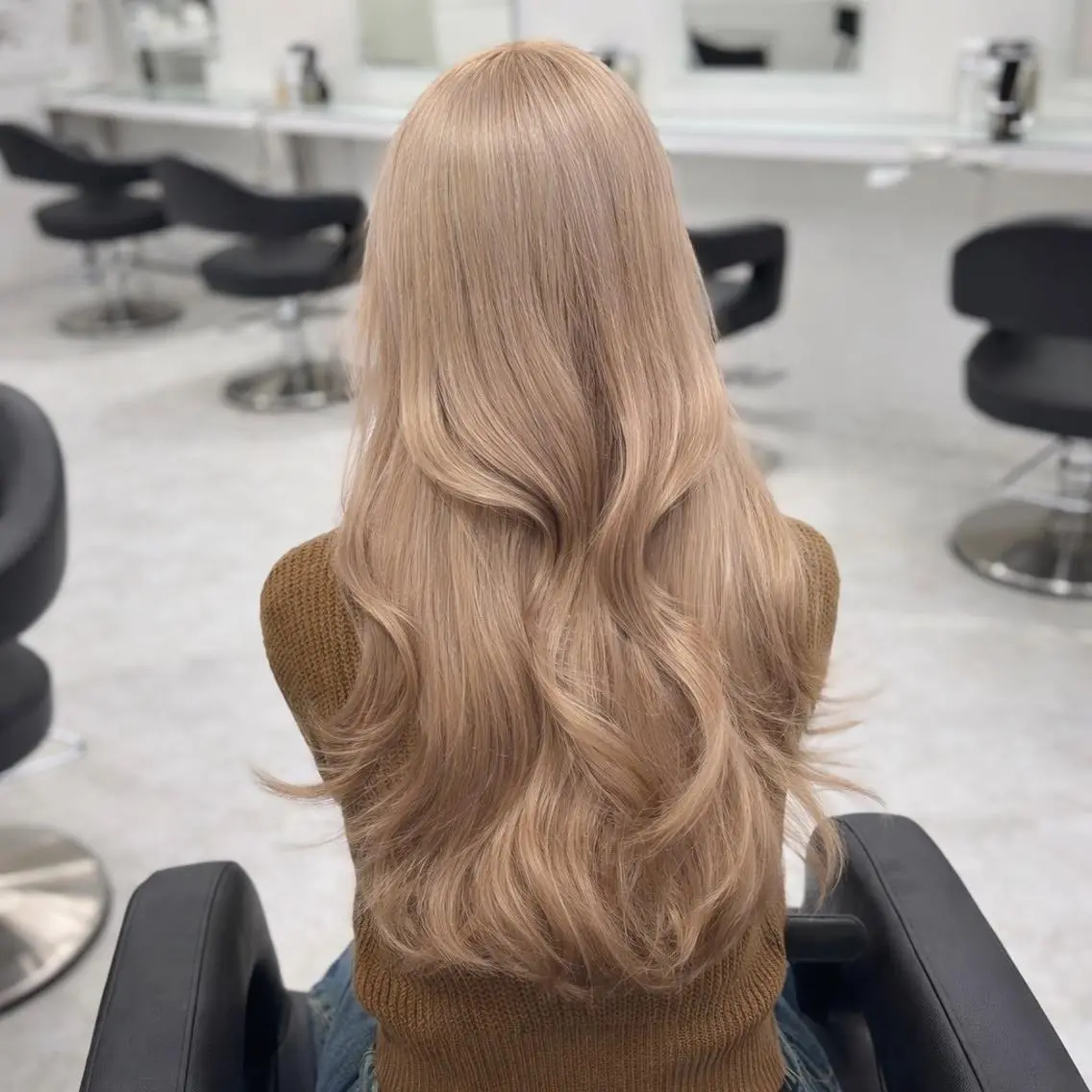 カラー ヘアカラー トリートメント ヘッドスパ ヘアセット 赤み消し🏹上品甘め トレンドカラー/横浜のヘアスタイル