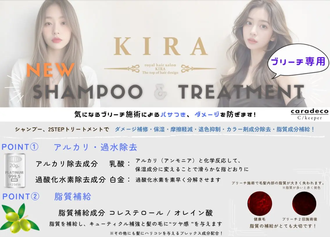 KIRA スズキ タクヤ／店長のヘアスタイル