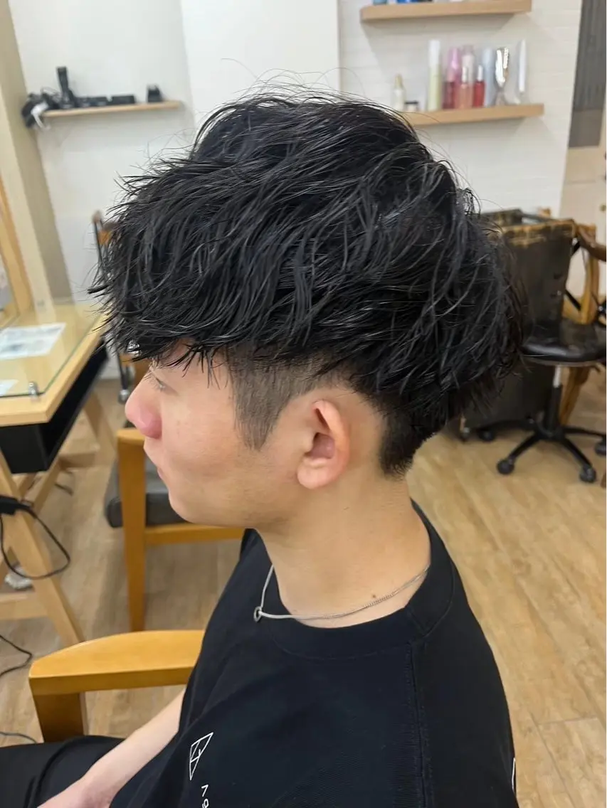 ショート メンズ カット ウルフカット/パーマ Mayo🌛🌀のヘアスタイル