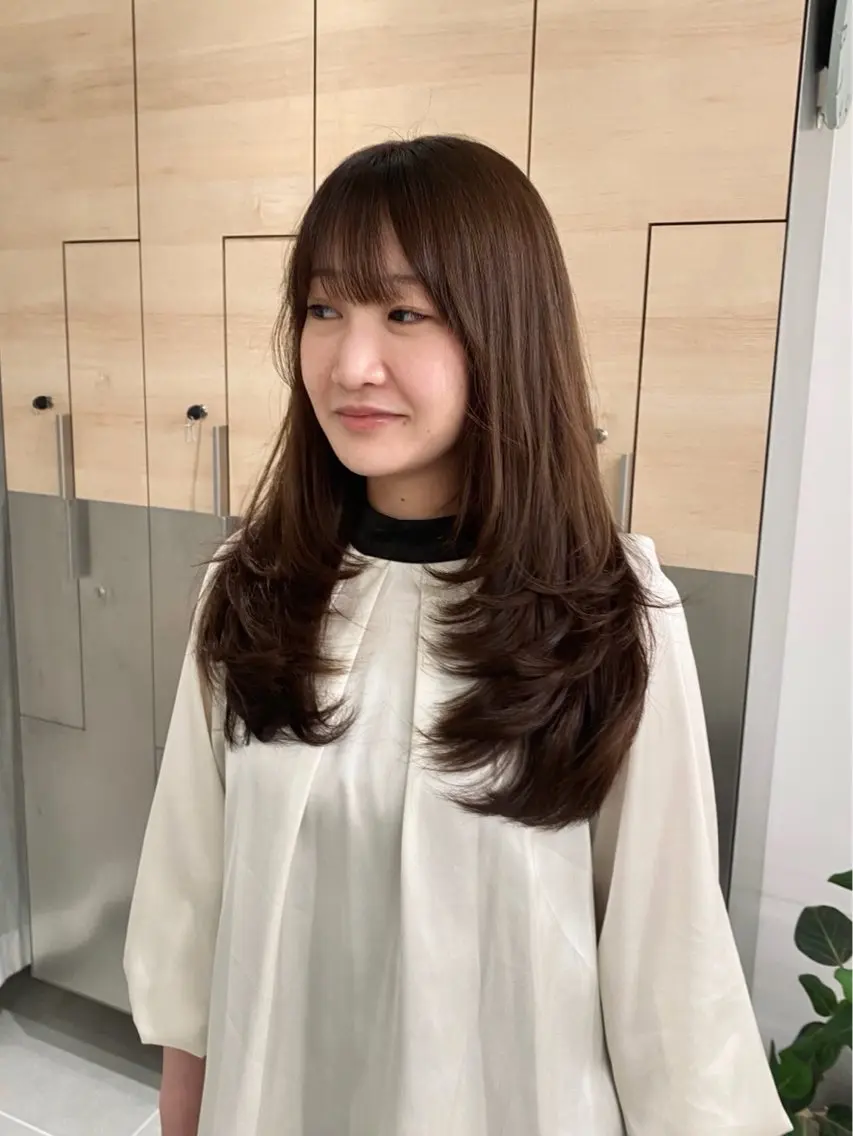 ロング an🦋レイヤー/ 無料カット【蔵前】のヘアスタイル