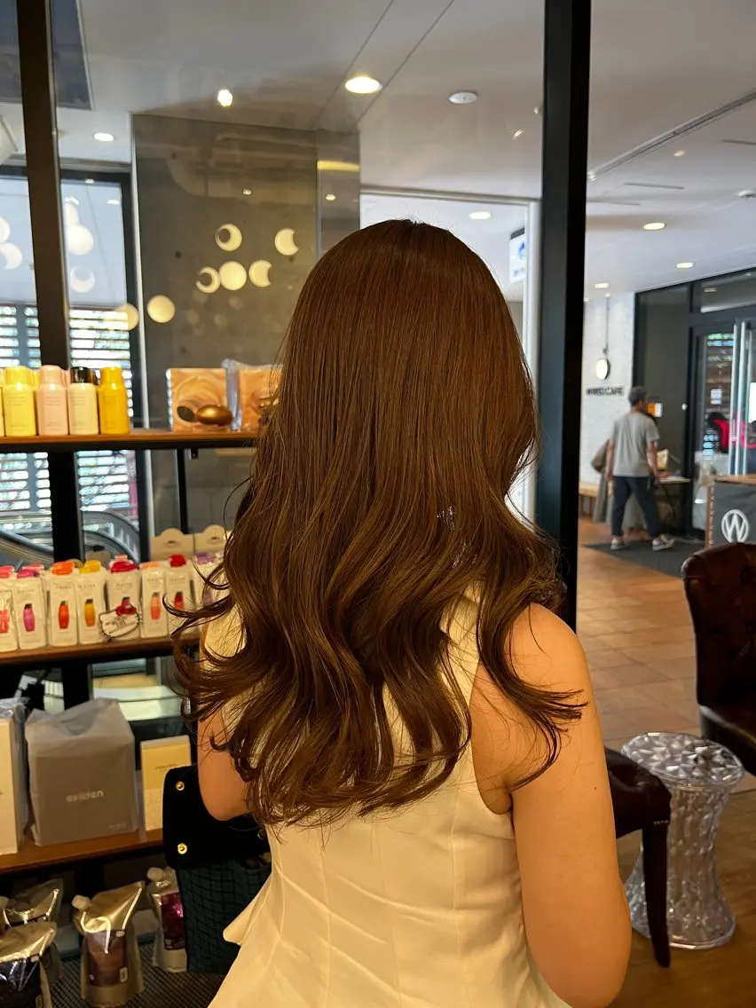 ロング カラー unopulir Shioriのヘアスタイル