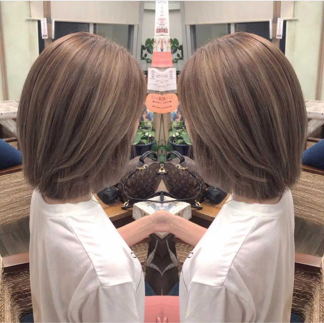 ショート カラー 美魔女 美容師NAOのヘアスタイル