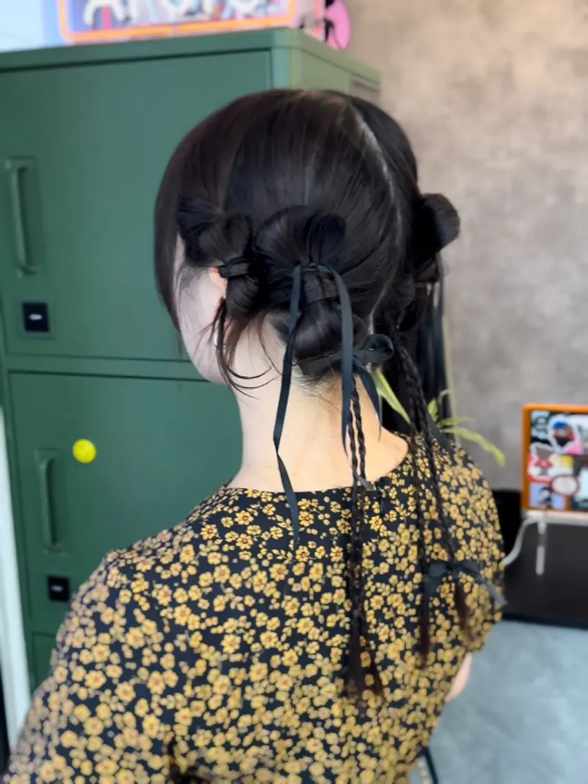 ロング ヘアセット ARARE HAIR みゆきのヘアスタイル