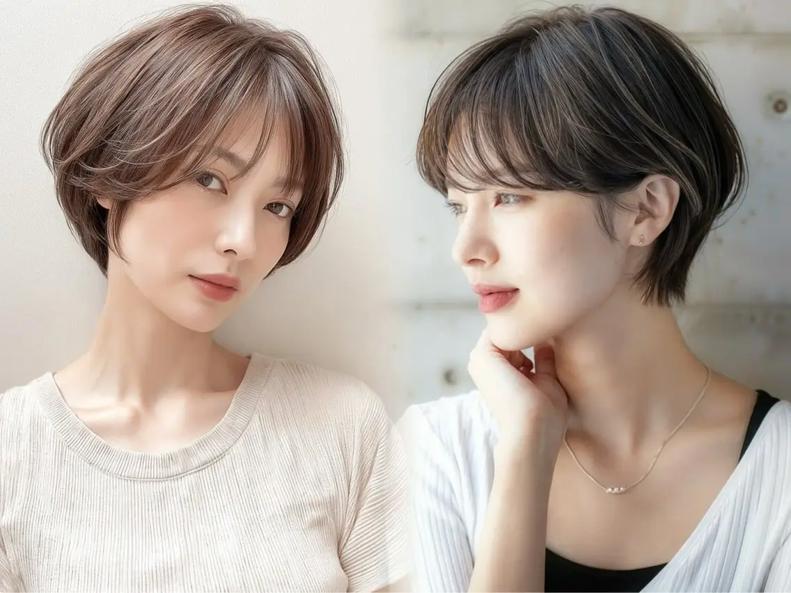 ショート ✨透明感艶カラー ✨💍Yuri💍のヘアスタイル