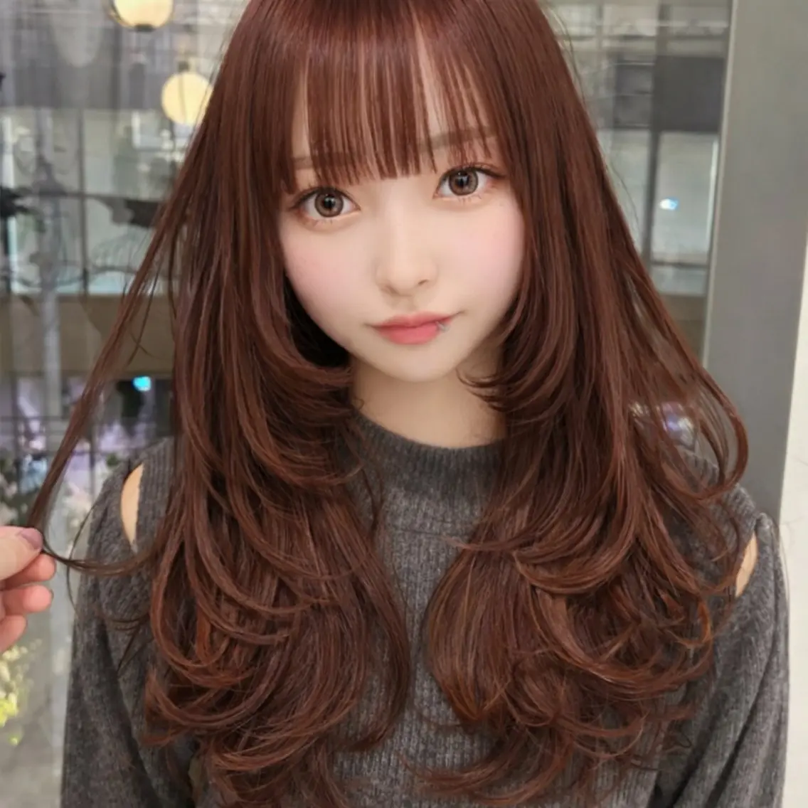 リタッチカラーカット🤍の写真