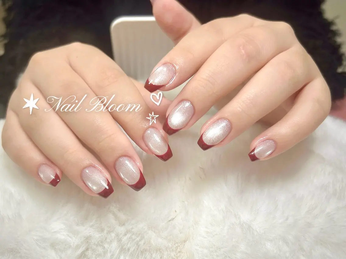 ネイル フレンチネイル Nail Bloom&はるのネイルデザイン