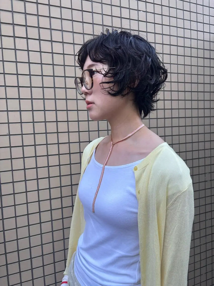 ショート カット パーマ トリートメント hitomi 今泉美容師のヘアスタイル