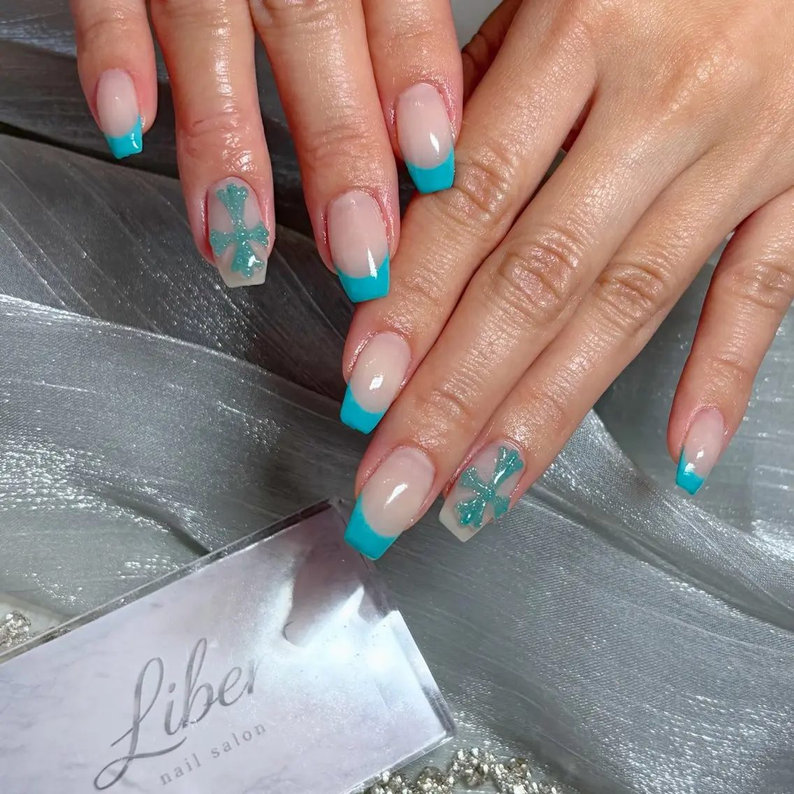 ネイル フレンチネイル ハンドネイル Liber リベルのネイルデザイン