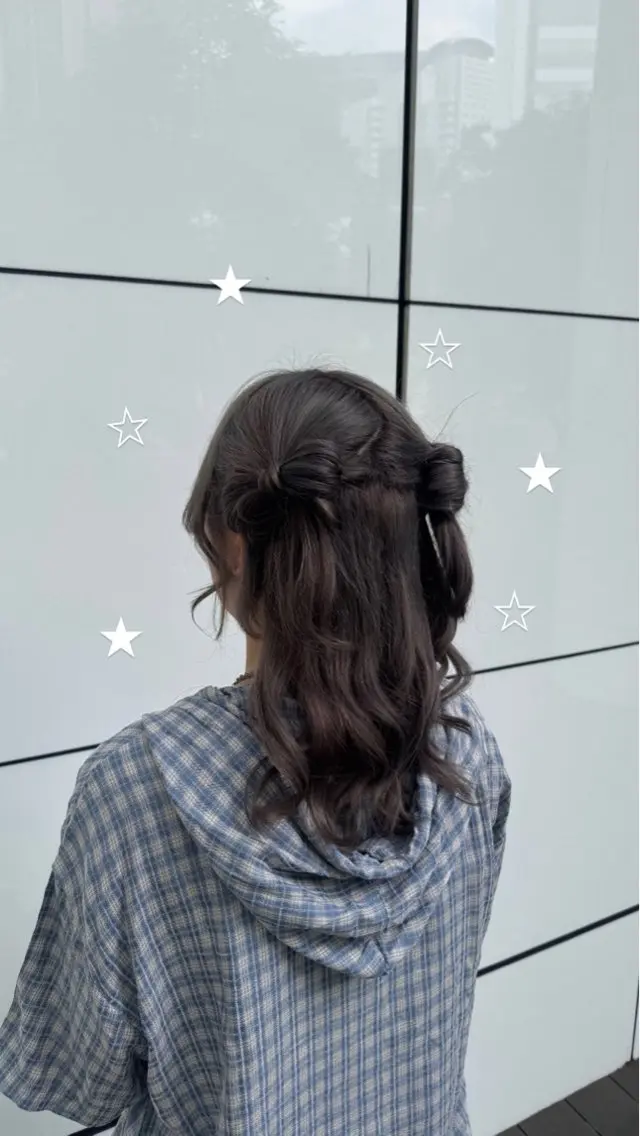 ミディアム ヘアセット 梅田Lolonois miuのヘアスタイル