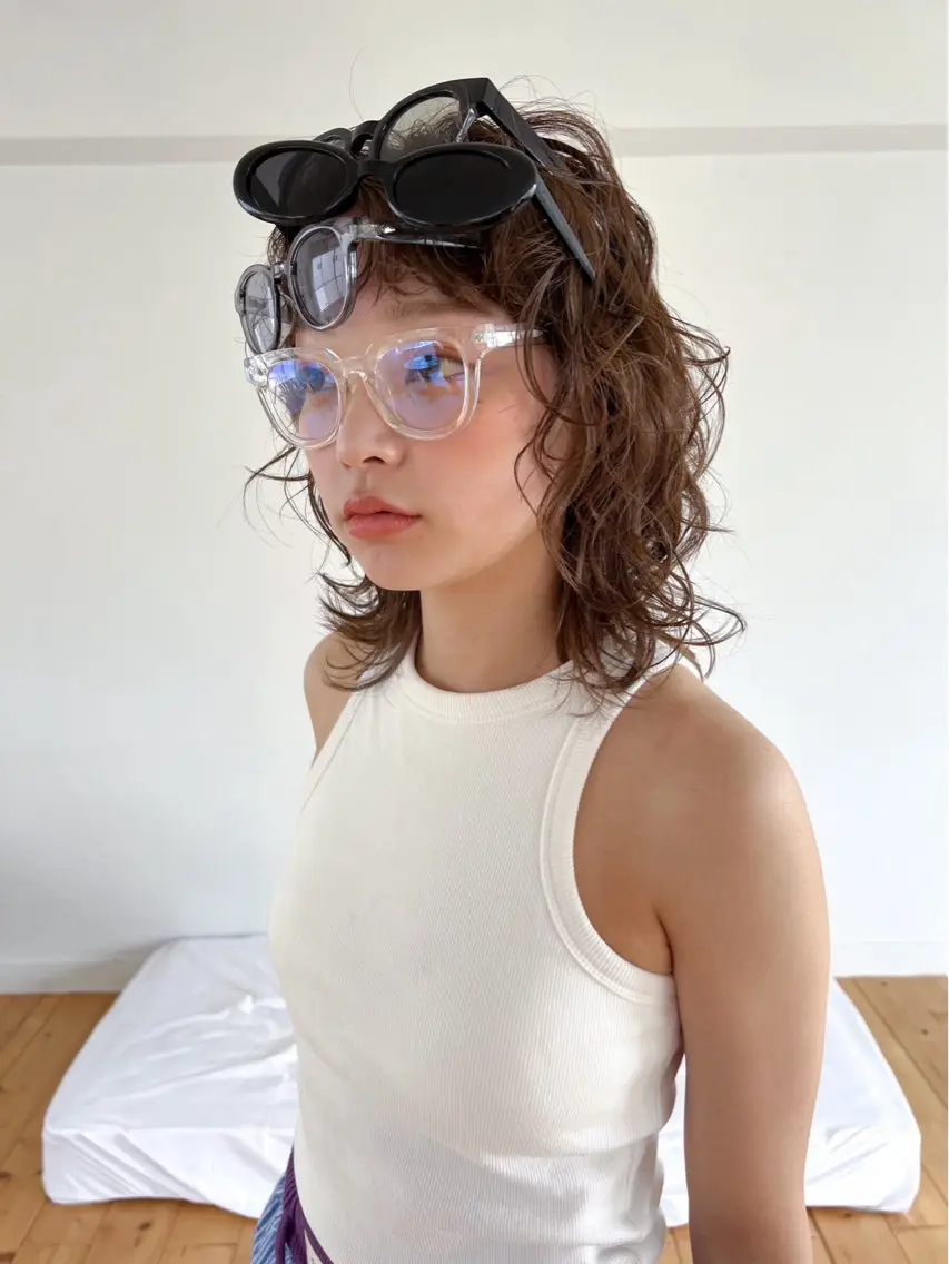 カラー 🍓 MaNO マイカ 🍓のヘアスタイル
