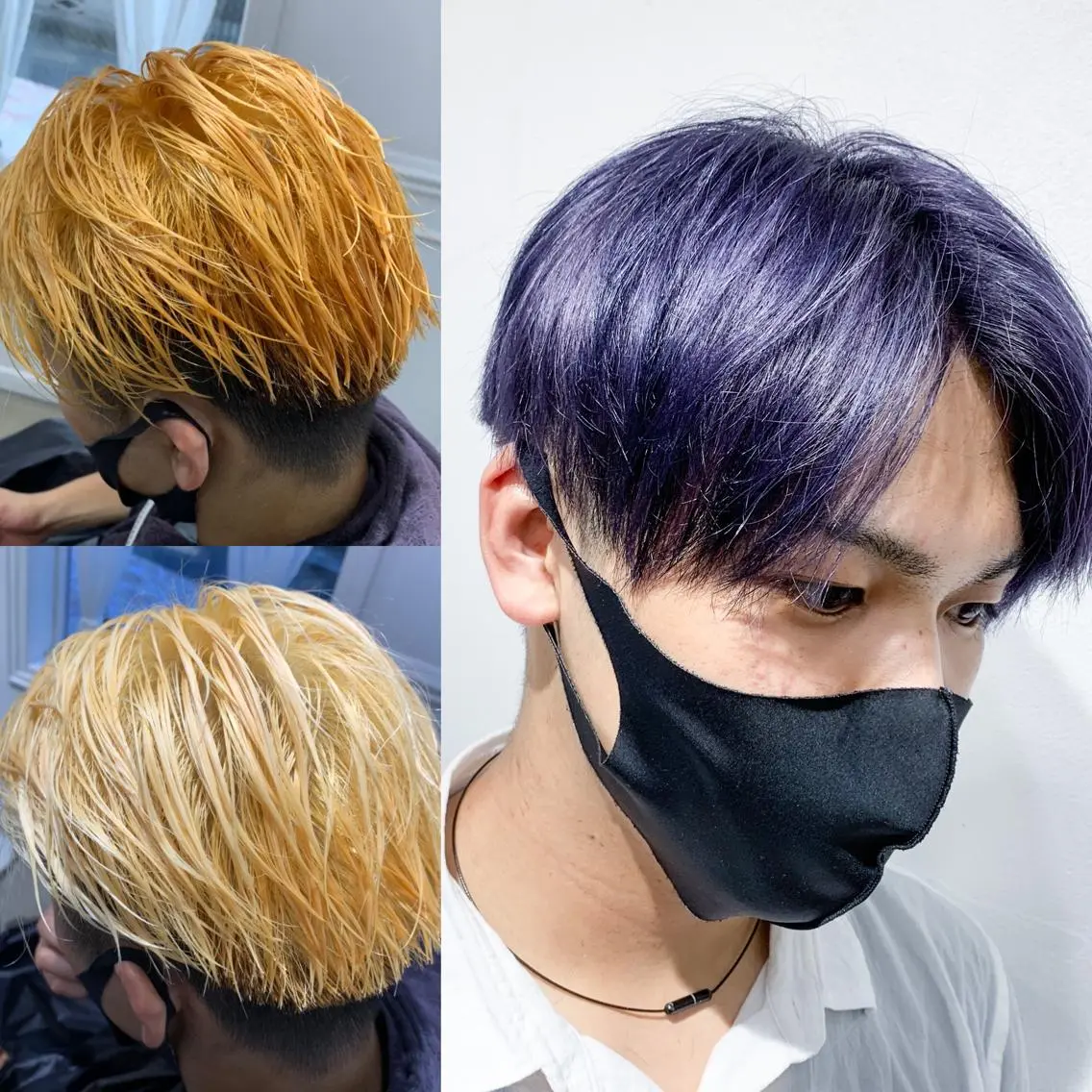 ショート カラー ヘアアレンジ メンズ ヘアカラー トリートメント メンズスタイル ly本厚木のヘアスタイル