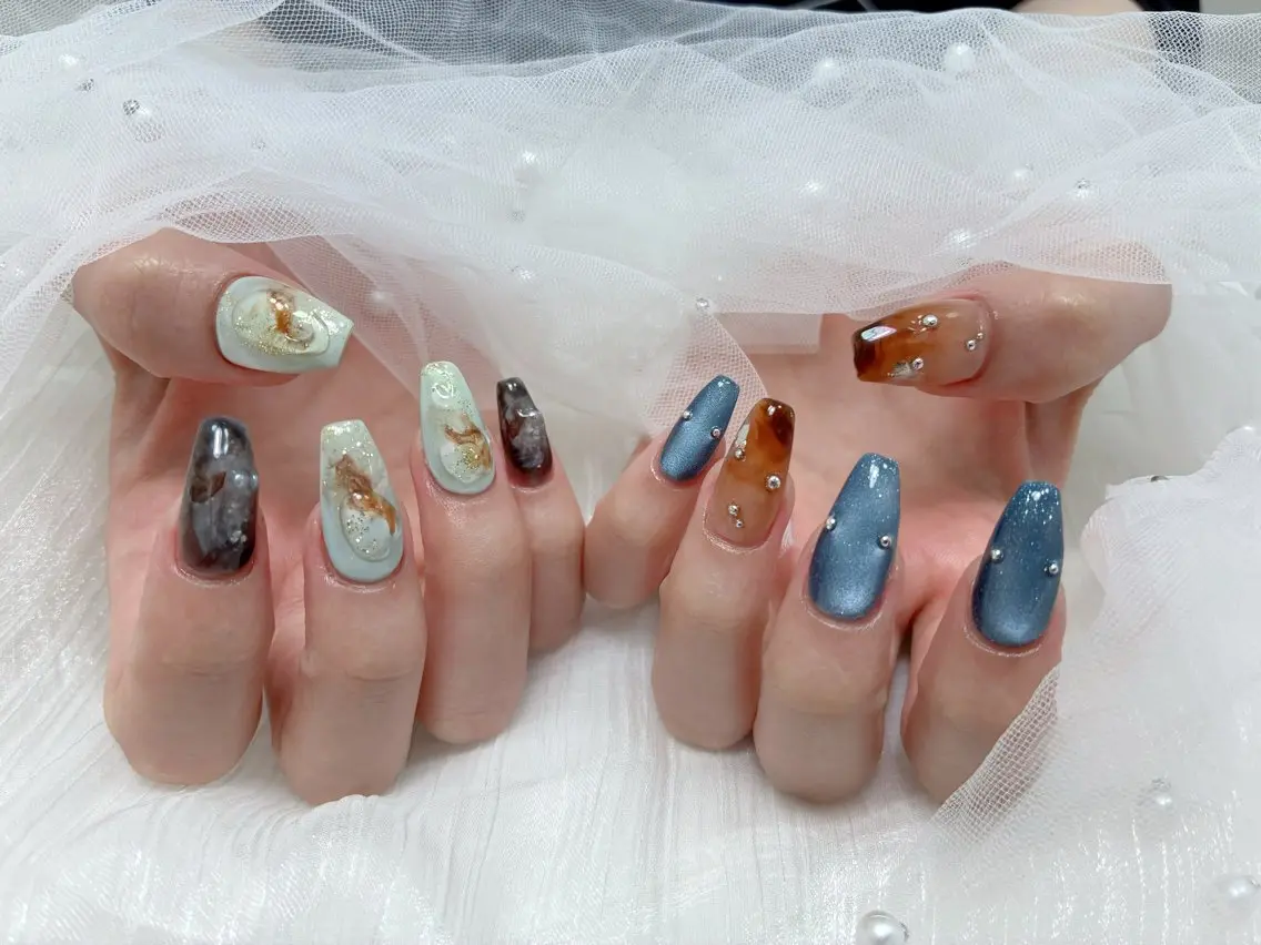 ネイル 持ち込み xie qunのネイルデザイン