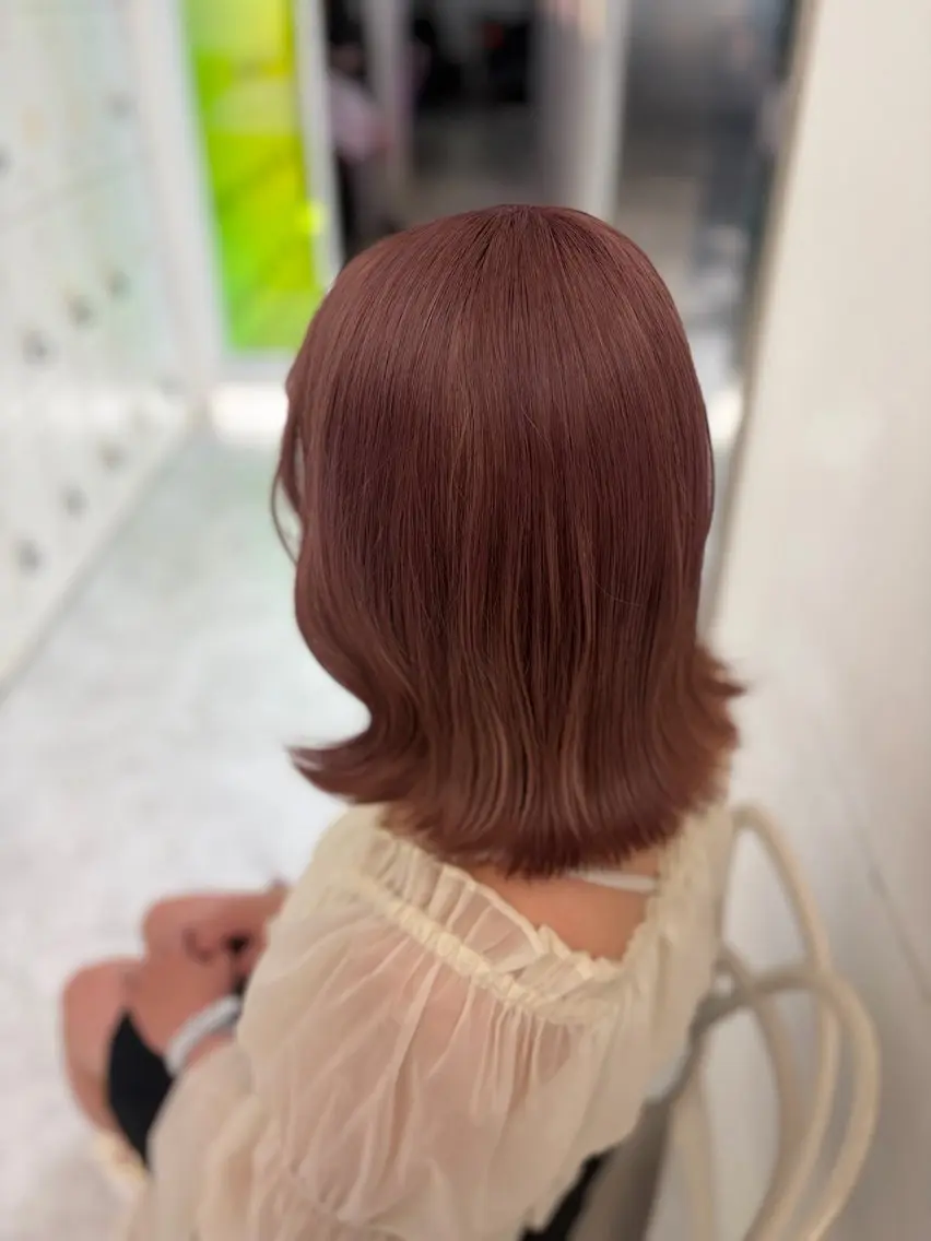 カラー ヘアカラー トリートメント ヘアセット girlな暖色ヘア 🪽🫧ハルナ🎀のヘアスタイル