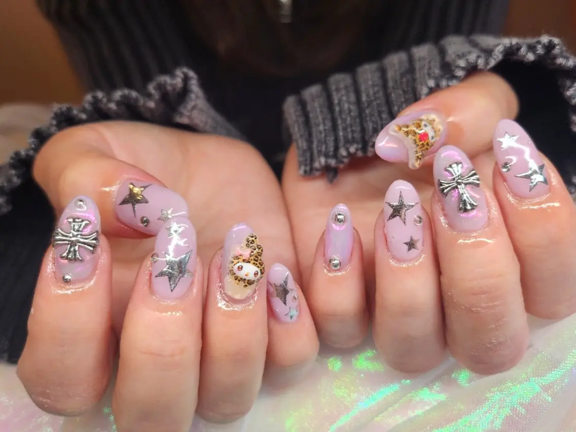 ネイル ハンドネイル 💜bora .のネイルデザイン