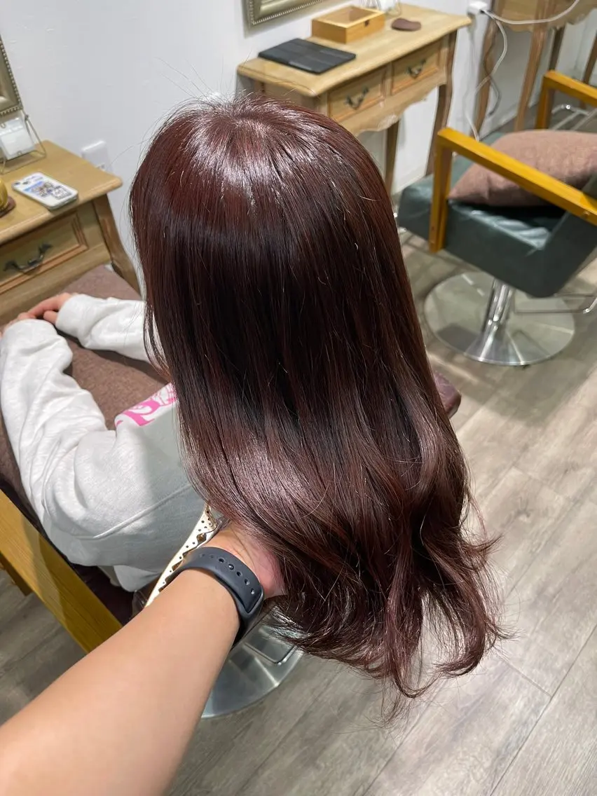 ロング カラー ヘアカラー トリートメント Felice Erikaのヘアスタイル