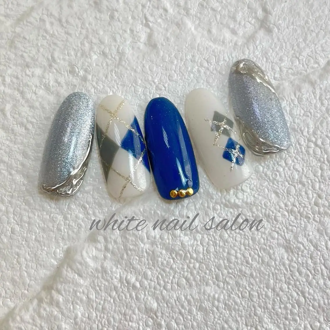 ネイル フットネイル ジェルネイル ハードジェル ラメ(グリッター) 持ち込み ハンドネイル white nail salonのネイルデザイン