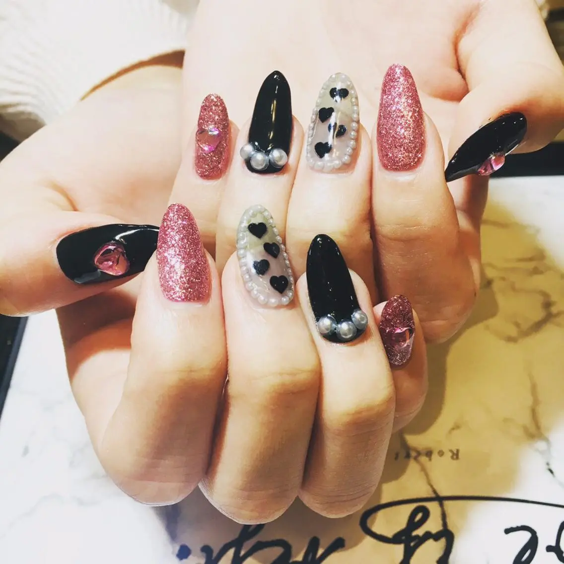 ネイル ハンドネイル LOVE NAIL 💕Sonoのネイルデザイン
