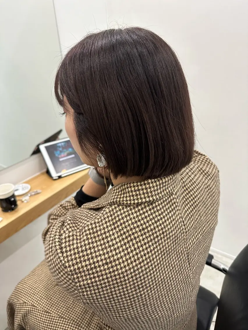 ショート カラー カット ヘアカラー トリートメント レイヤー/ナチュラル 💐nao.のヘアスタイル