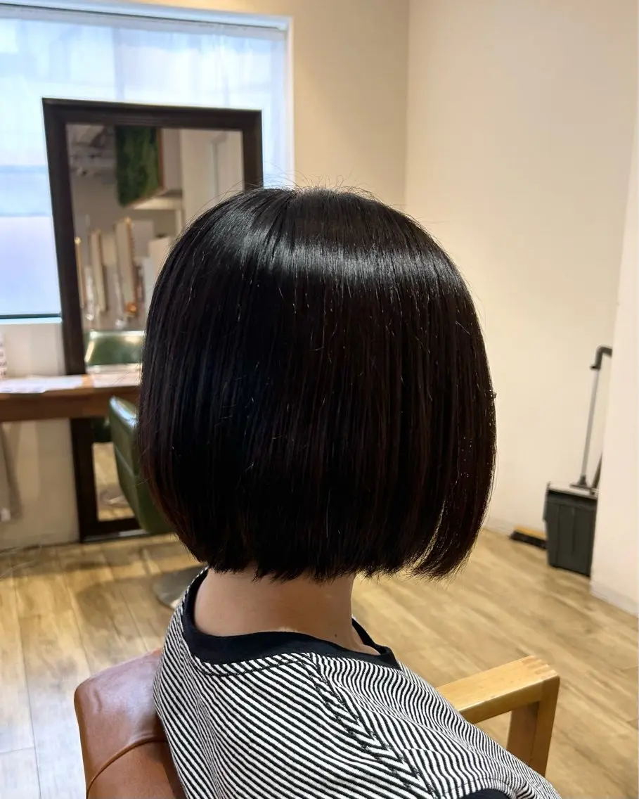 ミディアム ボブ カット 櫻井 優希のヘアスタイル