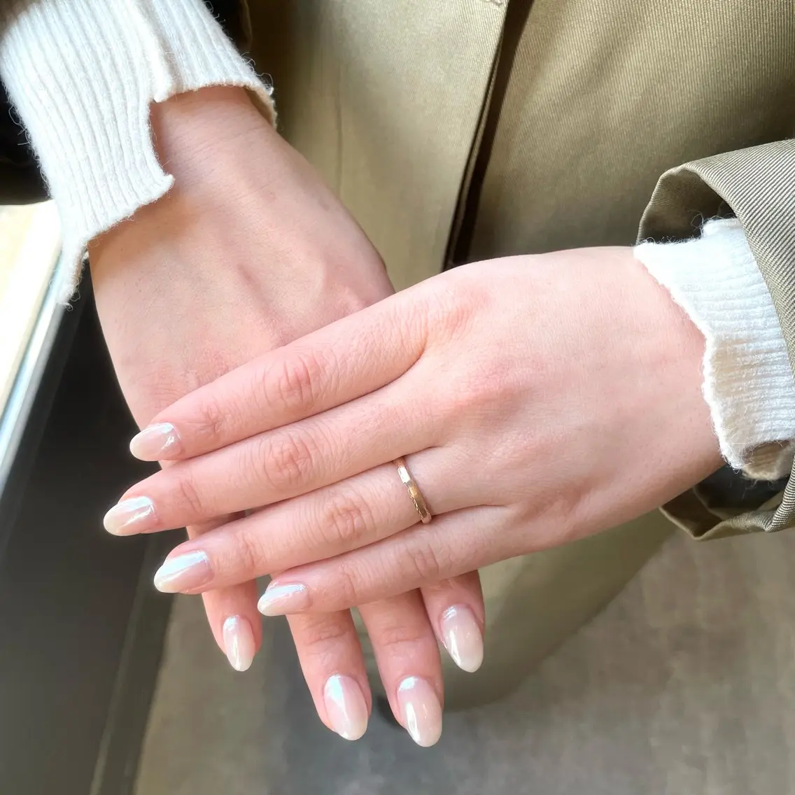 ネイル オーロラネイル ハンドネイル nail salon zero°のネイルデザイン