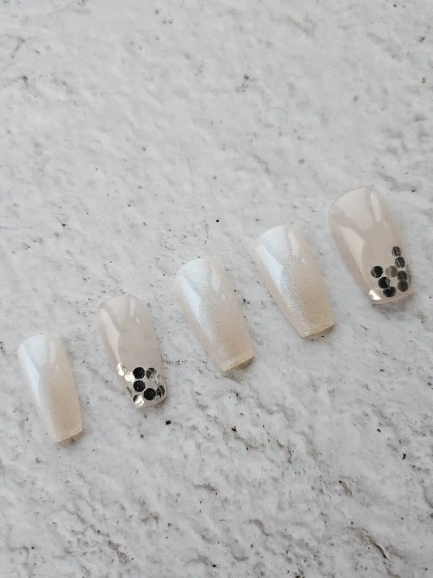 ネイル オーロラネイル シンプルネイル ハンドネイル Noah'snail   のネイルデザイン