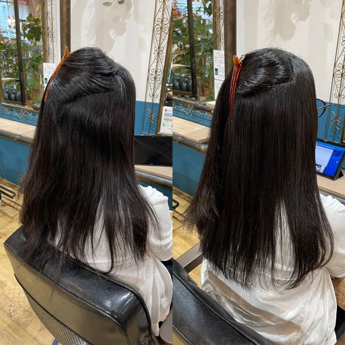 セミロング 縮毛矯正 カット 縮毛矯正 福島 和弥のヘアスタイル