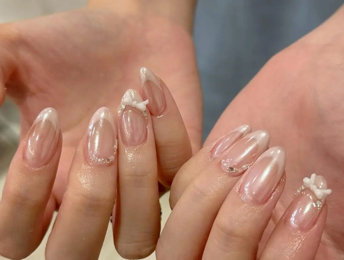 ネイル ハンドネイル ハンドケア 🍑 momo_nailのネイルデザイン
