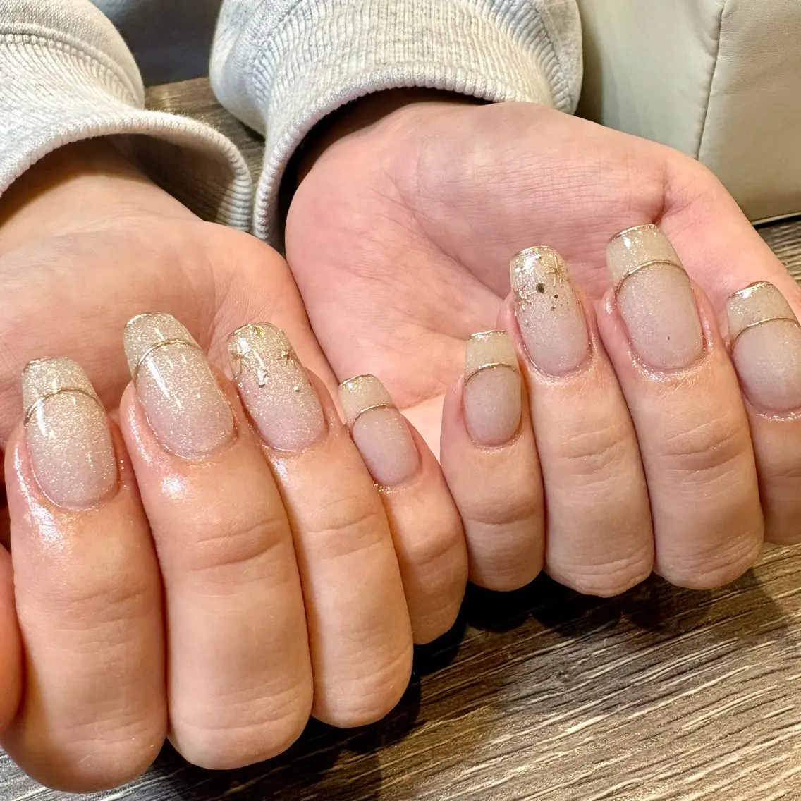 セミロング ハンドネイル Mikami Nanaのネイルデザイン