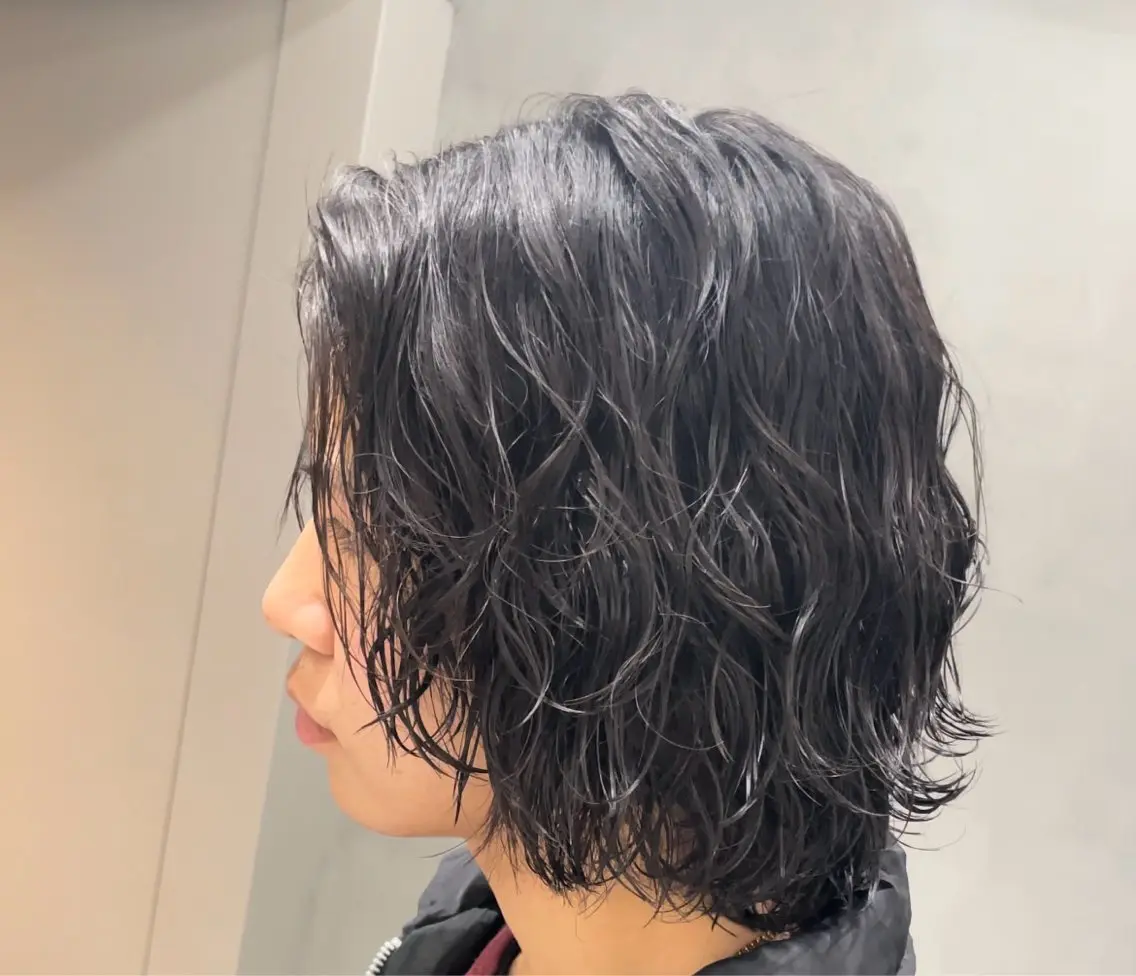 ロング パーマ ヘアアレンジ メンズ fifth 石川 凪のヘアスタイル