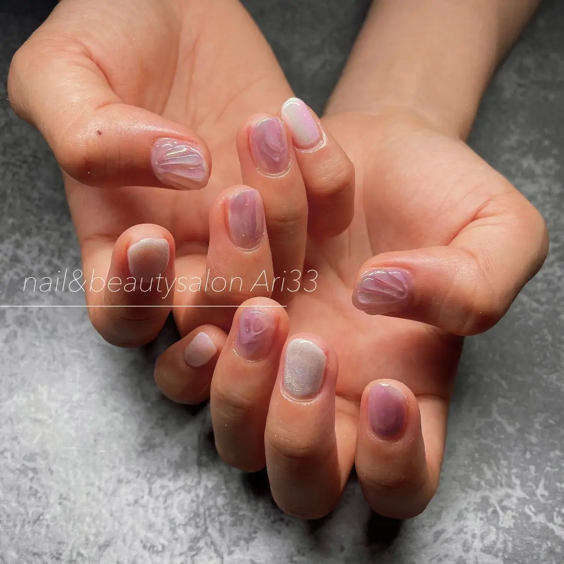 ネイル ハンドネイル プライベートサロン Ari33nailのネイルデザイン