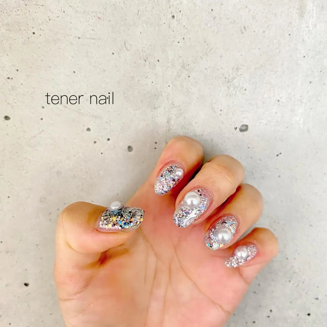 ネイル ラメ(グリッター) テネルネイル tener nailのネイルデザイン