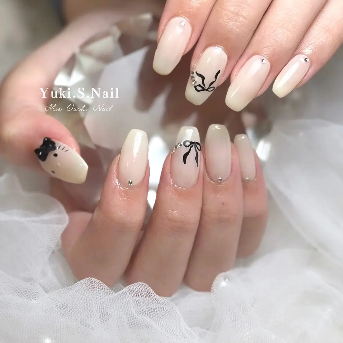 ロング ハンドネイル Yuki S.Nailのネイルデザイン