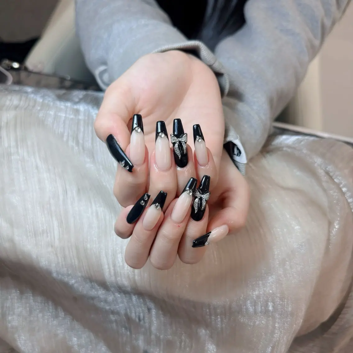 ネイル ジェルネイル 韓国ネイル マグネットネイル ネイルチップ 冬ネイル Lenie Nail Salonのネイルデザイン