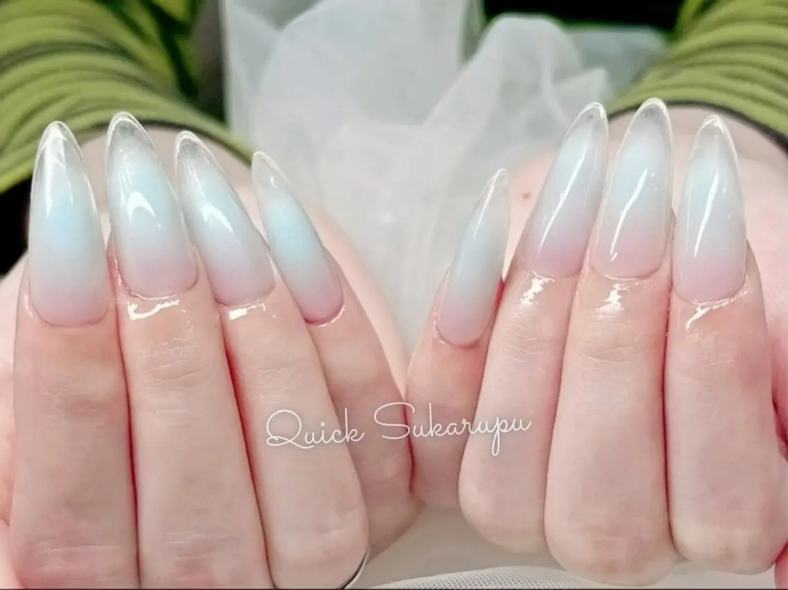 ロング ハンドネイル Quick Sukarupuのネイルデザイン