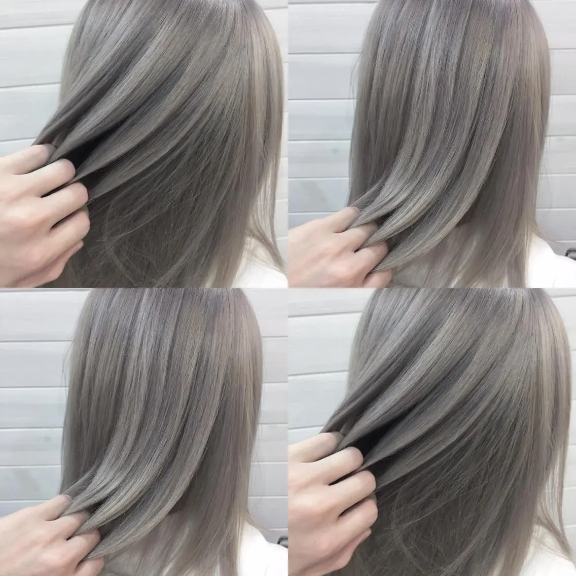 セミロング カラー 北間 寛哉のヘアスタイル