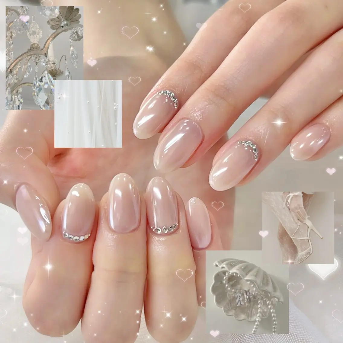 ネイル ハンドネイル 🪄mimi🎀 Midori🪽のネイルデザイン