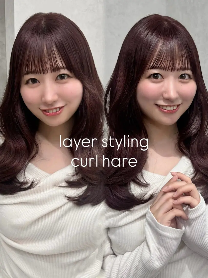 セミロング 韓国風ヘア 似合わせカット カット ヘアカラー 銀座／前髪顔周り/ 透明感カラー/danのヘアスタイル