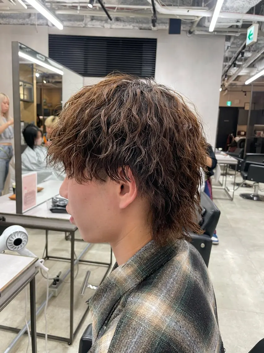 ショート パーマ メンズ メンズパーマ ツイストスパイラルパーマ スパイラルパーマ カット パーマ メンズ特化🔥 金子直斗のヘアスタイル