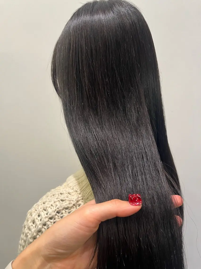 ロング カラー ダークグレー ダークグレージュ グレージュ トリートメント カット ヘアカラー トリートメント ✨透明感カラー✨ 🦖佐々木未来🦕のヘアスタイル