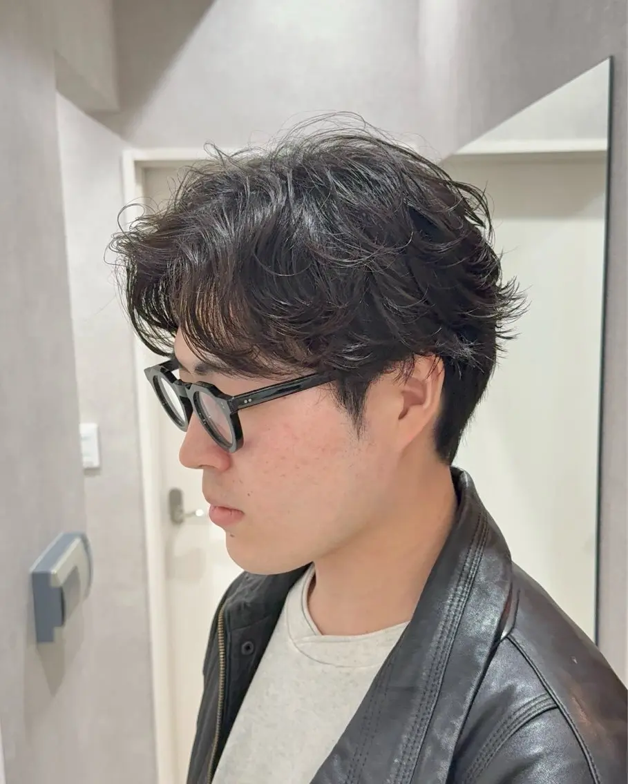 ショート パーマ メンズ カット パーマ 【東北メンズヘア1 位受賞🥇】本間祐太のヘアスタイル