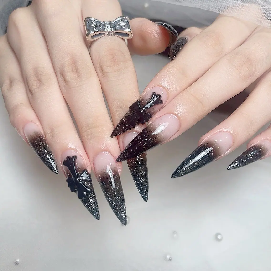 ネイル チークネイル 韓国ネイル マグネットネイル 持ち込み スカルプネイル ハンドネイル Chiin Nailのネイルデザイン