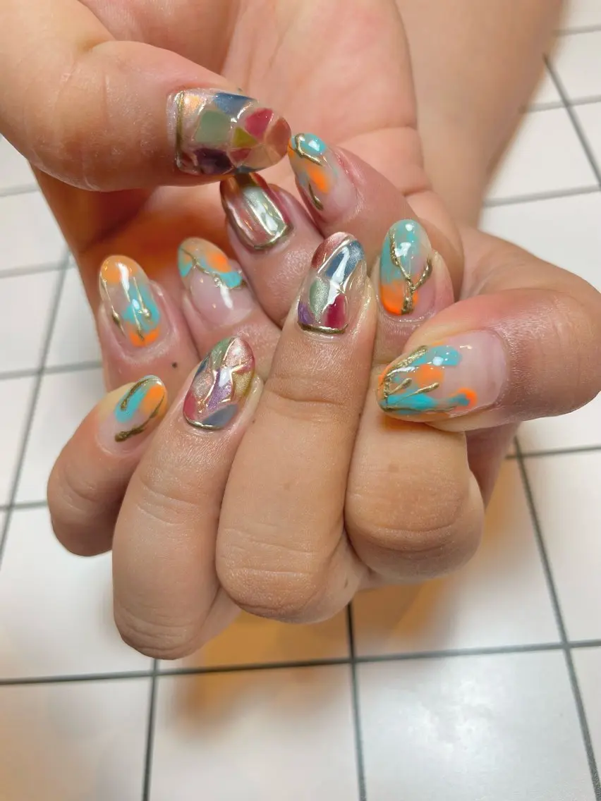 ネイル マグネットネイル nail salon POPPYのネイルデザイン