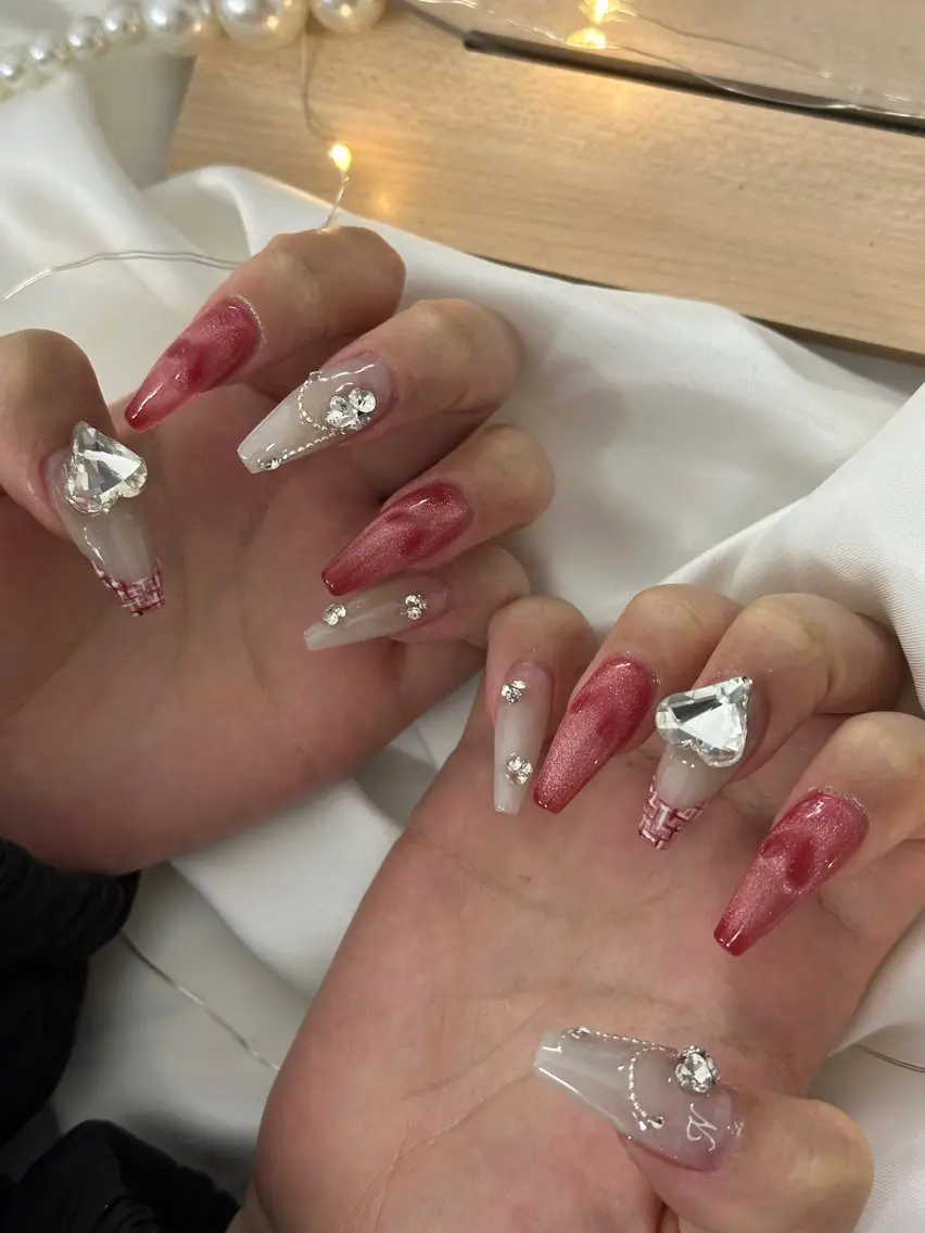 ネイル ハート Nailsalon SKiのネイルデザイン
