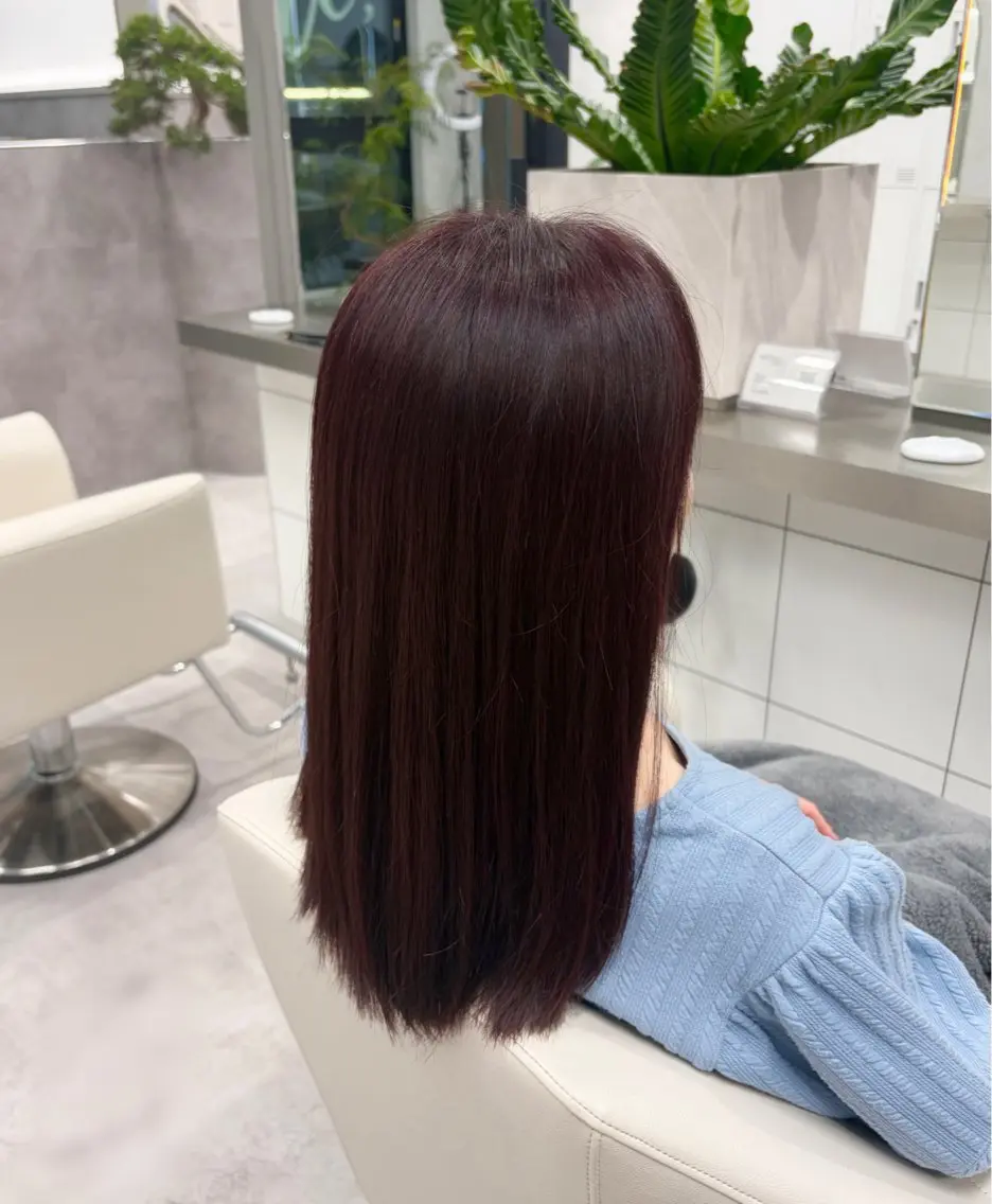 ロング カラー Reúna yuukaのヘアスタイル