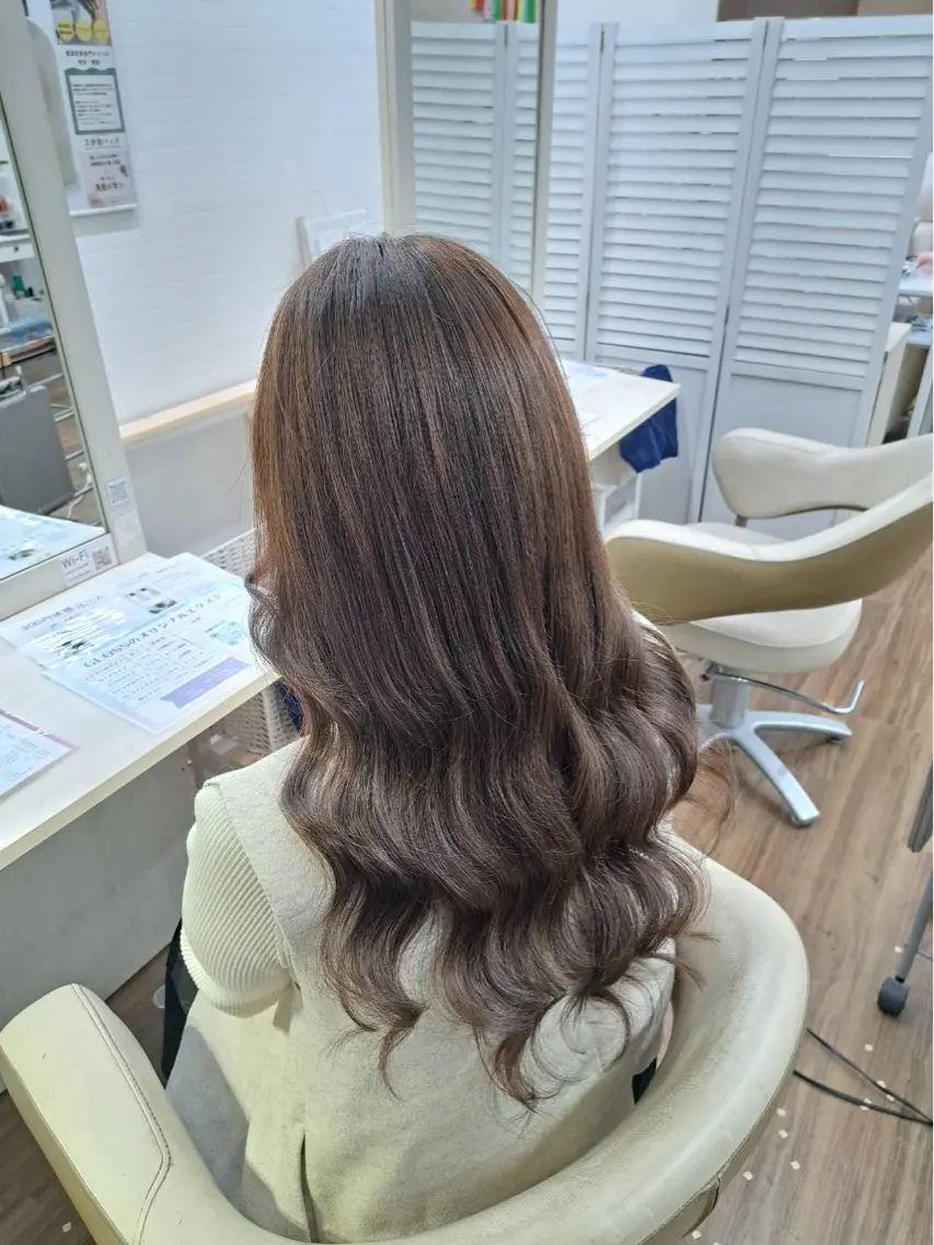 ロング エクステ ロング エクステ GLOSS 心斎橋 山上のヘアスタイル