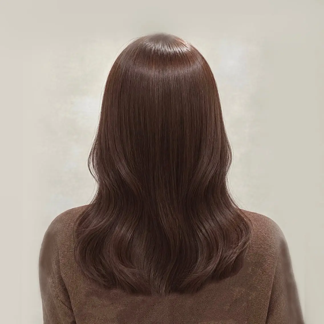 セミロング カラー ブラウンカラー ヘアカラー 🤍艶モテカラー♡ ブラウン🤍Rimiのヘアスタイル